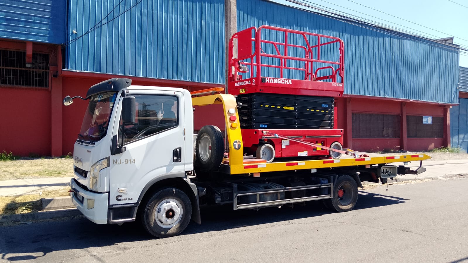 Transporte de maquinaria